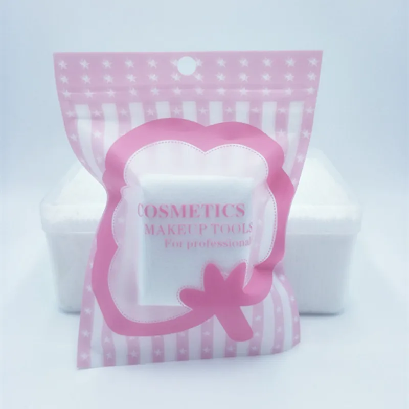100pcs 100 шт подушечки из органического хлопка Многоразовые подушечки для макияжа для путешествий многоразовые салфетки для лица салфетки для ногтей средство для снятия макияжа - Цвет: 100pcs
