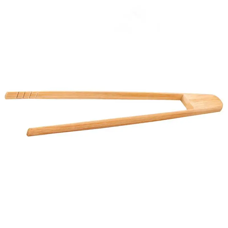 1pc Clip Reusable Creative Durable Multi-Functional Lightweight Bamboo Tongs Clip Food Clip For Bread Fruit