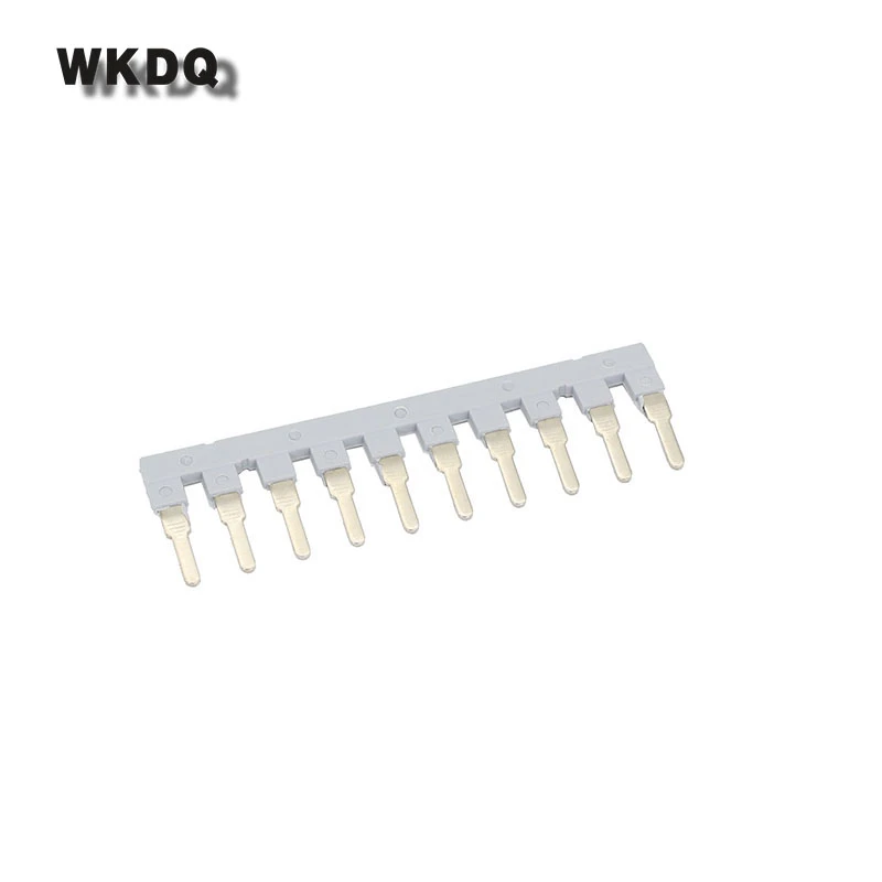 10pcs Eb1010 Wiring Jumpers For Uk10n Wire Strip Connector Din Rail