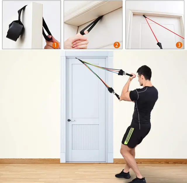 Resistance Bands Set Workout Exercise Fitness Gym Set Bands for Musle Training Physical Therapy Shape Body Workout From Home 3