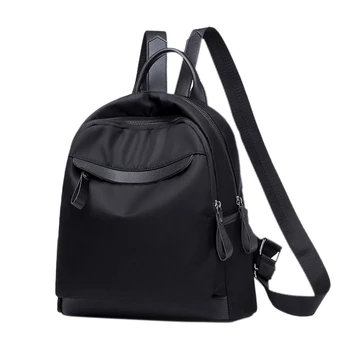 

LJL-Small Fashion Backpacks for Women Daypack Waterproof Nylon Rucksack Girls School Bag