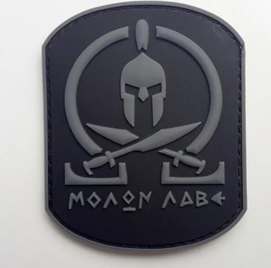 Molon Labe Sparta Warriors Patch The Battle Of Thermopylae Spartan With Swords Tactical Army Emblem Badge 
