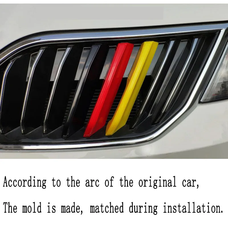 

For Skoda Rapid Spaceback 2018 2019 ABS Front Grille Trim in 3 Colors Car Styling Exterior Accessories
