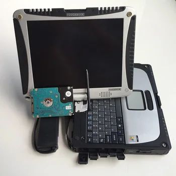 

2020 Toughbook for Panasonic CF19 CF-19 laptop with software DTS+V5.10+X 2020.3+DAS+EPC installed in HDD for MB Star C4
