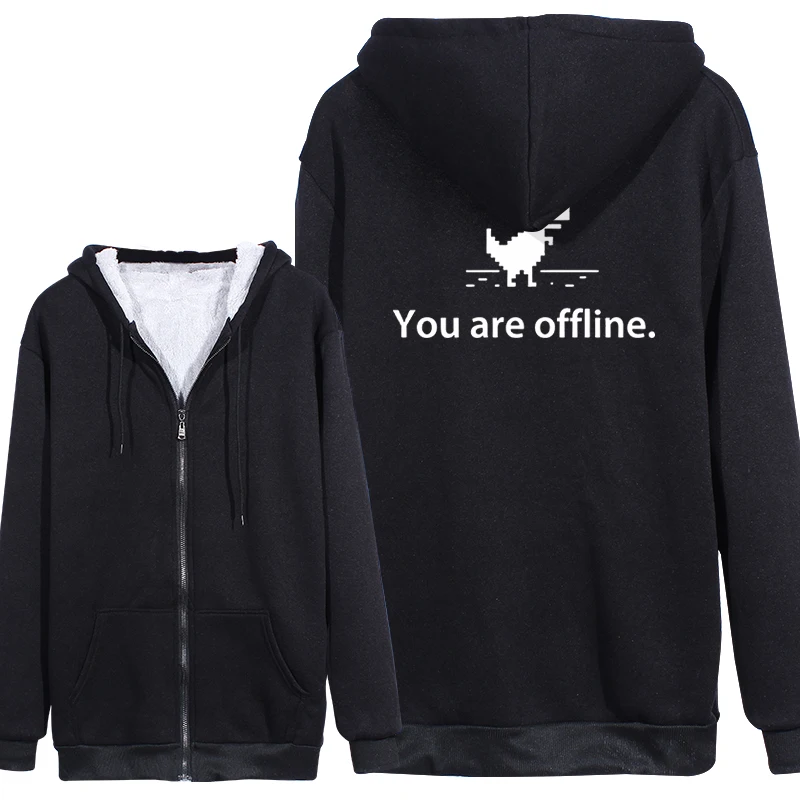 Пуловер с принтом динозавра Мужская толстовка Осень-зима 2019 флисовый свитшот