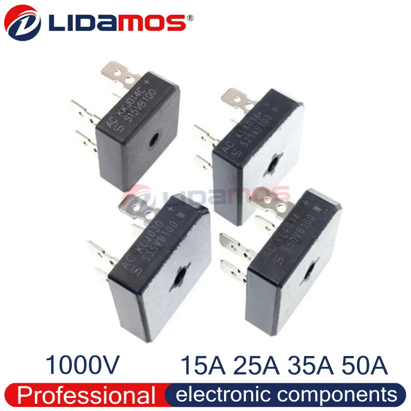 10 шт. S15VB100 S25VB100 W S35VB100 S50VB100 15A 25A 35A 50A 1000V DIP4 сделано в Китае высокое качество |
