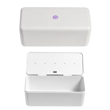 

Onever Portable Ultrasonic Ultraviolet Phone Sterilizer Safe Rechargeable Disinfection Box UV Sterilizer Disinfection Tools