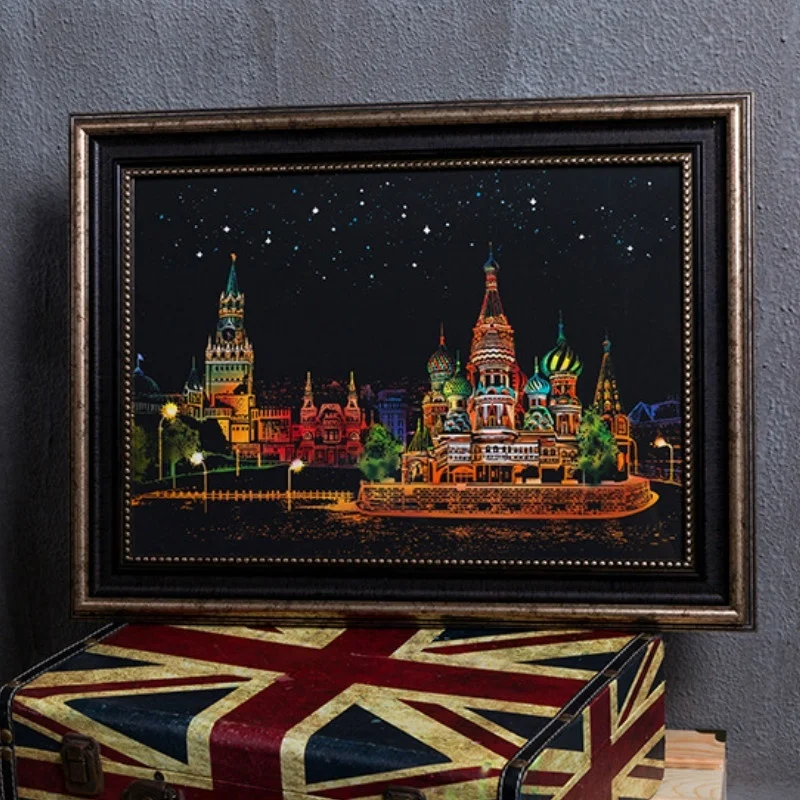 Забавная DIY рисованная Волшебная скретч-картина для детей, Обучающие Развивающие игрушки, рождественский подарок