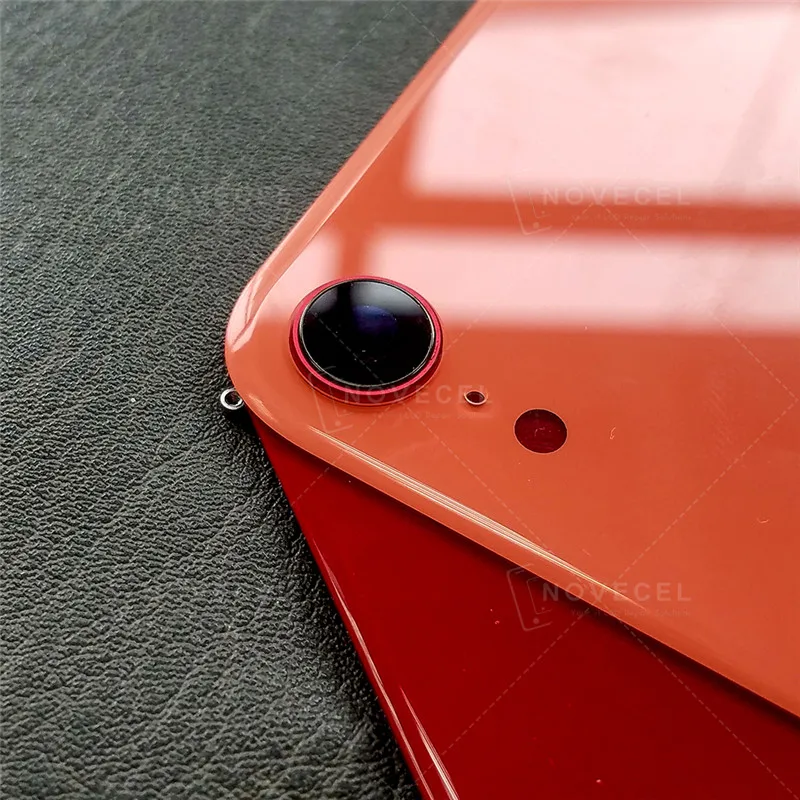 10 шт./лот Novecel задняя замена крышки батарейного отсека часть для iPhone XR Чехлы для телефона задняя крышка с объективом камеры полная сборка