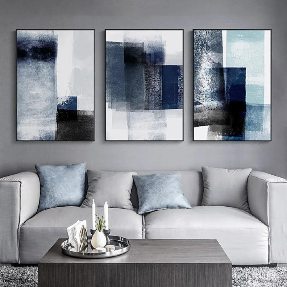 

Abstract Watercolor Impressionist Canvas Painting Poster Prints Gallery Wall Art POP Picture For Living Room Interior Home Decor