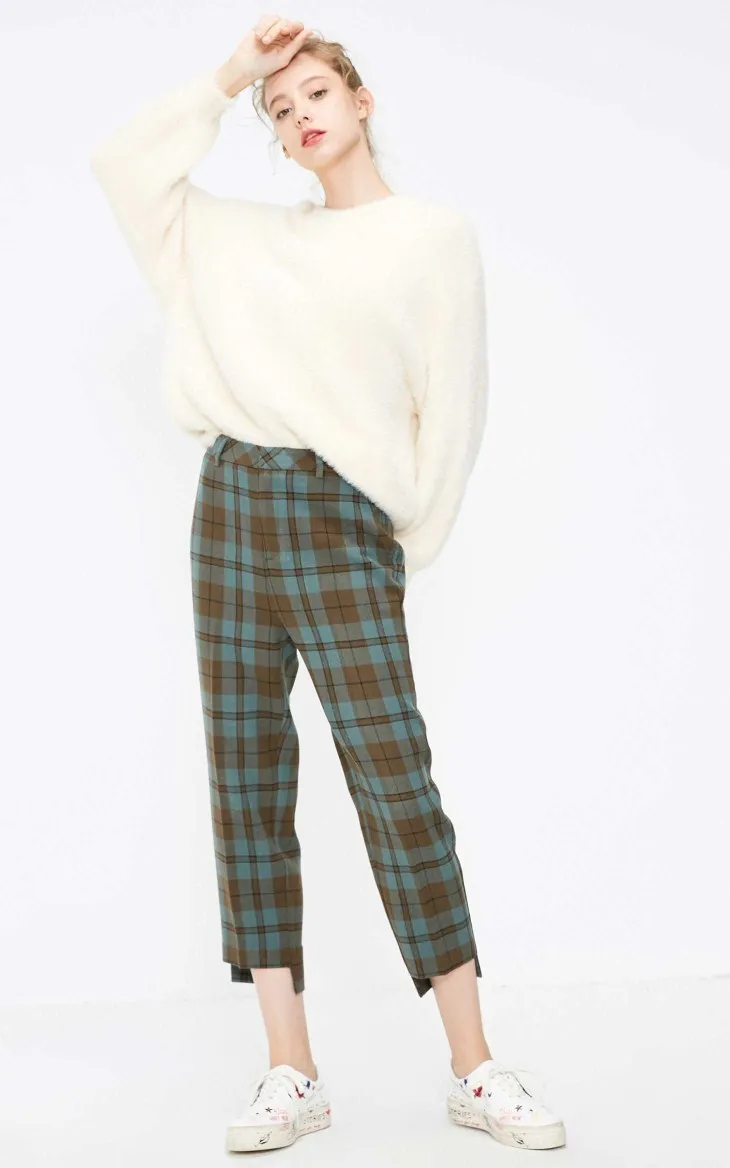 Vero Moda Женские OL Стиль клетчатые Капри | 31916J514