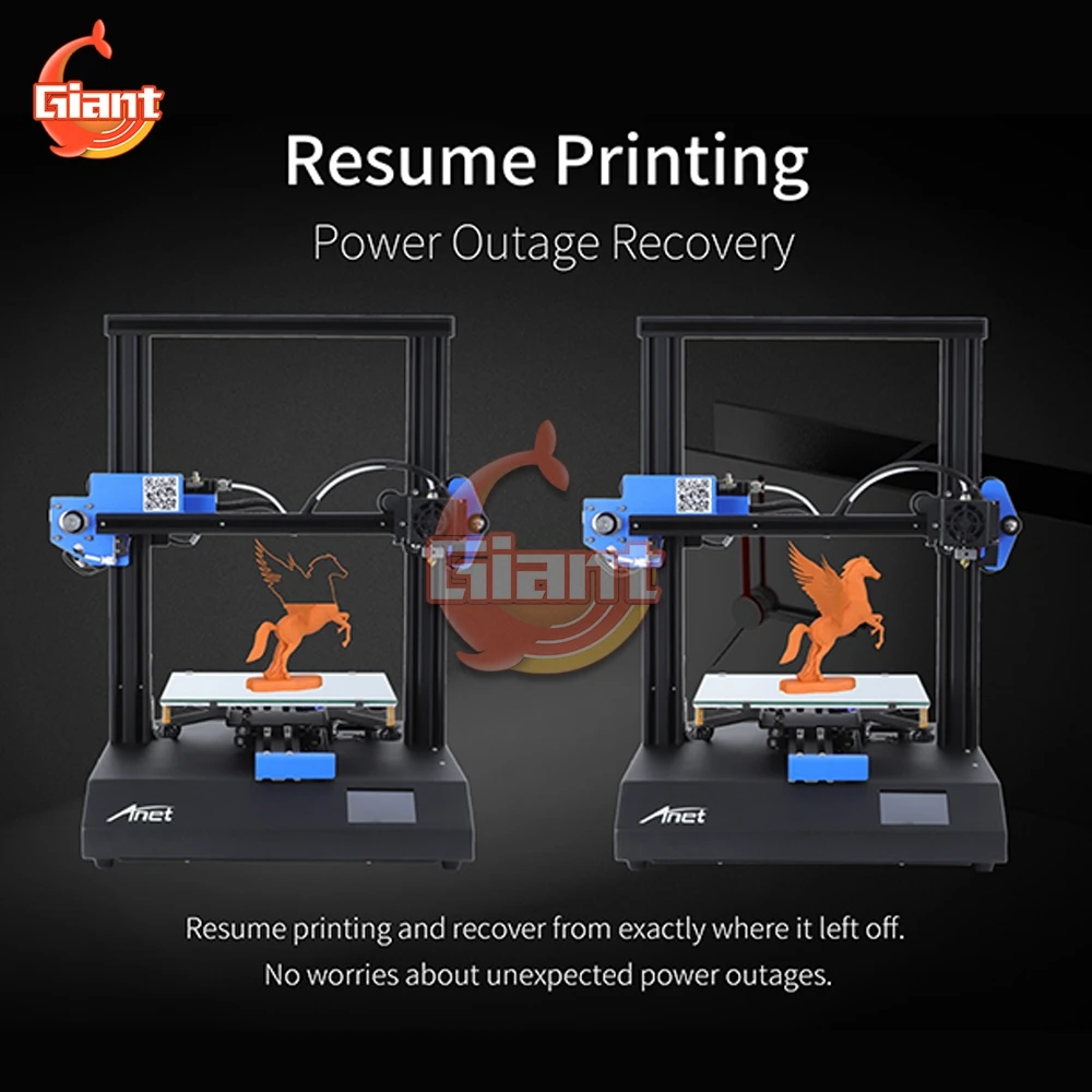 Anet ET4X Высокоточный 3D принтер Diy Kit 220x220x250 мм 2 8 ''сенсорный экран рамка из