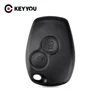 KEYYOU 10X 2 Button Remote Key Shell Case For Renault Megane Modus Espace Laguna Duster Logan DACIA Sandero Fluence Clio Kangoo ► Photo 1/6