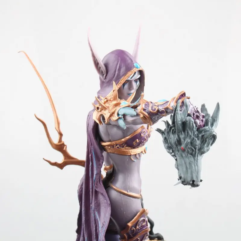 Мир варкрафт Sylvanas призрак королева Sylvanas windrunner статуя Гараж Комплект