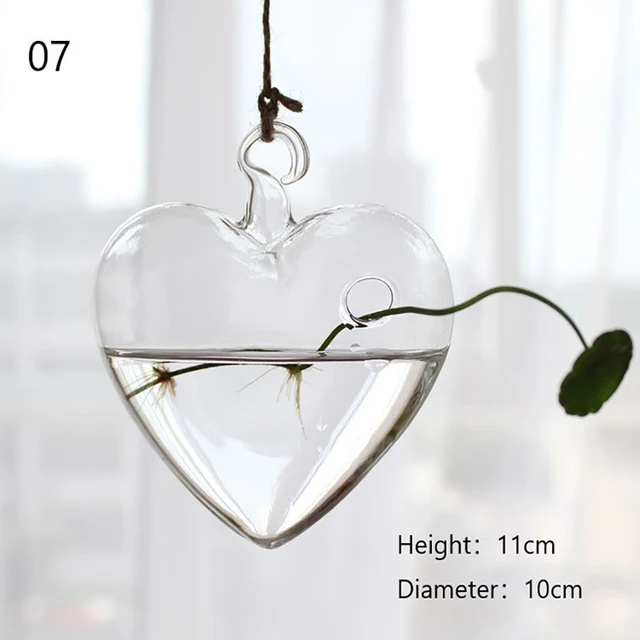 Home Planters Clear Glass Flower Plant Stand Hanging Vase Ball Terrarium Container For Garden And Home Decor 13