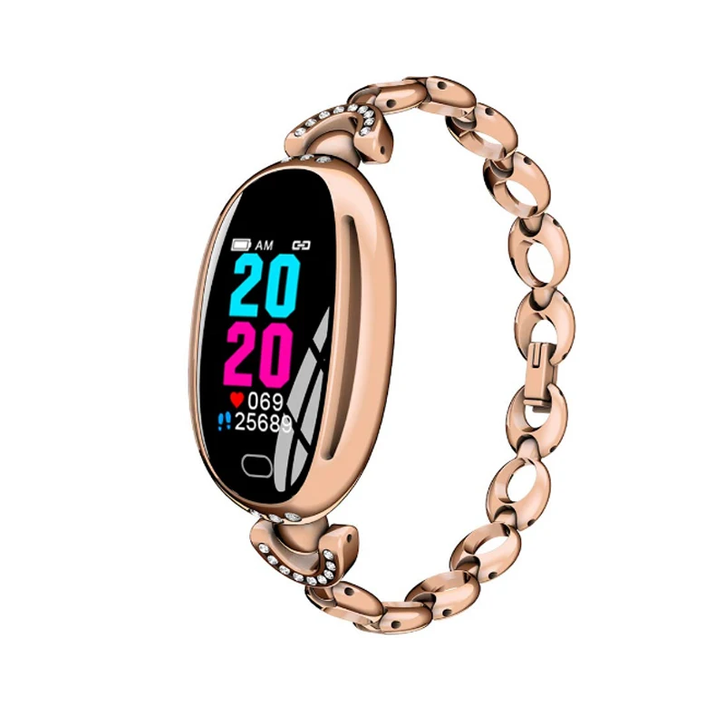 

Women Fitness Bracelet Bluetooth Heart Rate Monitor Alarm Clock Waterproof Smart Watch AS99