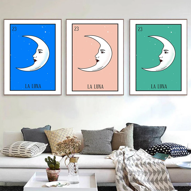 Digital Art & Collectibles Luna Room Decor Home Decor Celestial Print