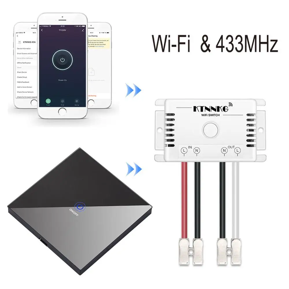 Tuya Smart Life Wifi переключатель релейный выключатель модуль Автоматизация умное