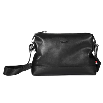 

P.KUONE Design Genuine Leather Handbag Shoulder Bag High Quality Male Messenger Bag Fashion Luxury Brand Travel Bag