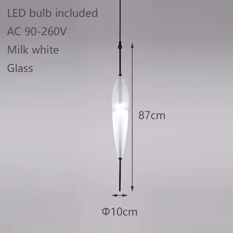 Скандинавский современный каплевидный синий стеклянный подвесной светильник, светодиодный арт-деко, простой белый подвесной светильник для гостиной, ресторана, кухни