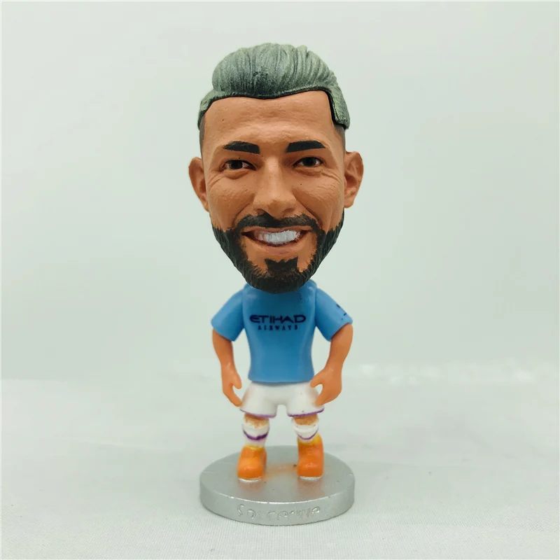 Куклы Soccerwe 2 55 высота футбола звезда человек город 10 # Kun Aguero куклы 2020 синий