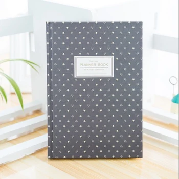 

Cute Stars Schedule Book Diary Weekly Monthly Planner Organizer Notebook Stationery