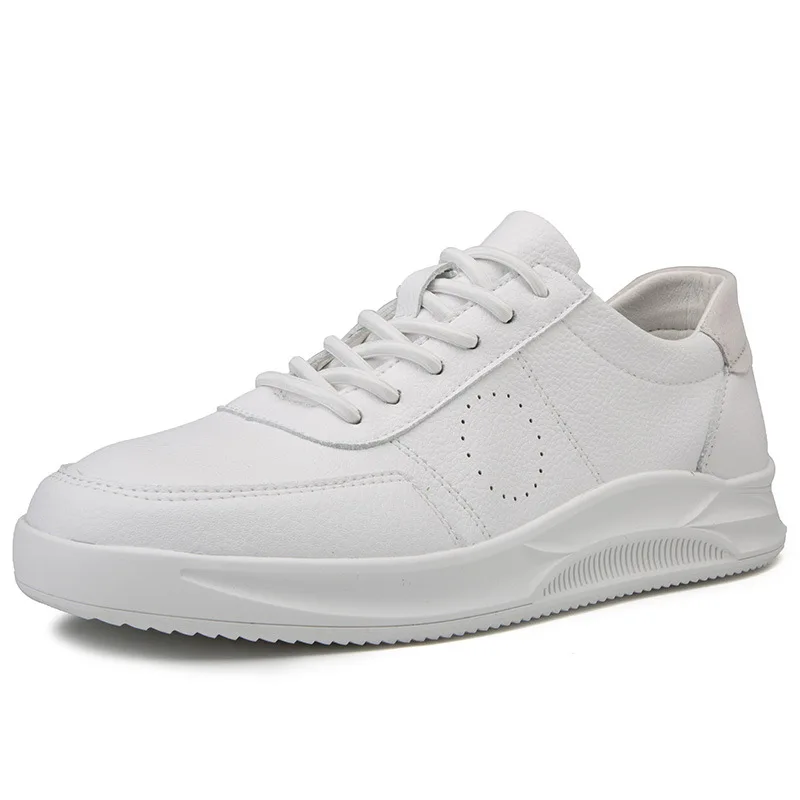 

AmzBarley Men Casual Shoes Fashion New White Skateboard Sneakers Breathable Non-slip Comfort Trainers Zapatos Hombre SH087