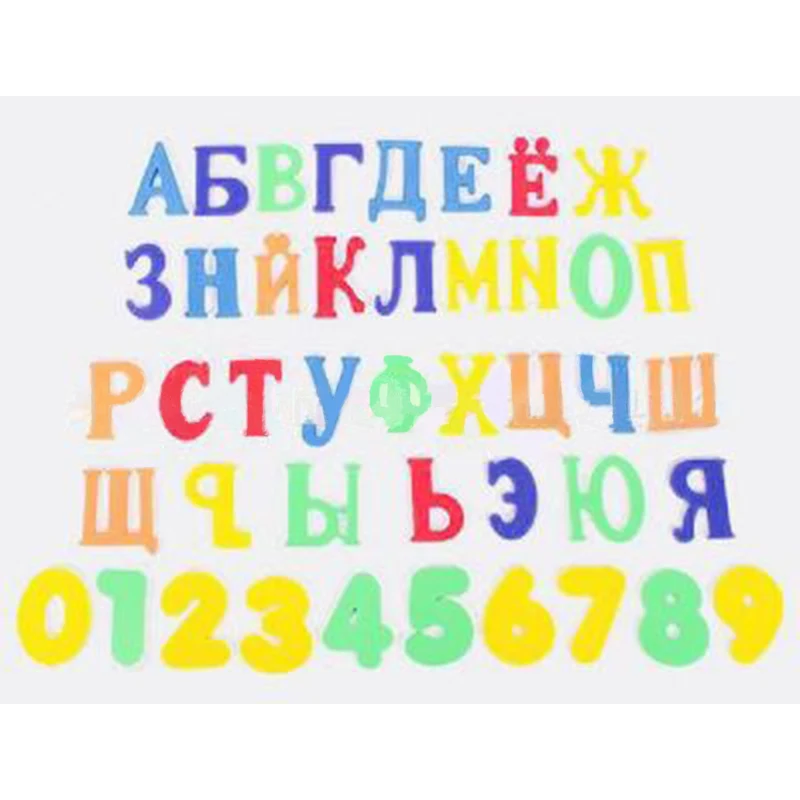 36 шт./компл. игрушки для ванной русский алфавитно-цифровые буквы головоломки животных мягкие EVA цифры дети бутылка воды для раннего развития детей Ванная комната детские игрушки