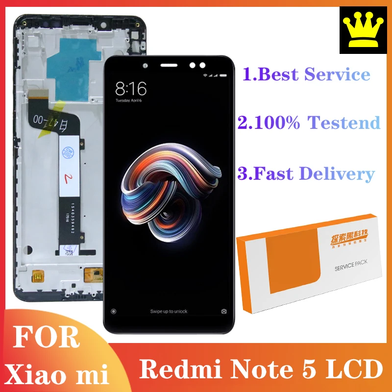 ЖК дисплей 5 99 &quotдля Xiaomi Redmi Note экран для 5pro сенсорный с дигитайзером в сборе
