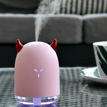 

Seven Color Devil USB Humidifier Portable Mute Humidifier Atomizer Air Beauty Moisturizer for estic Desktop Car 260Ml