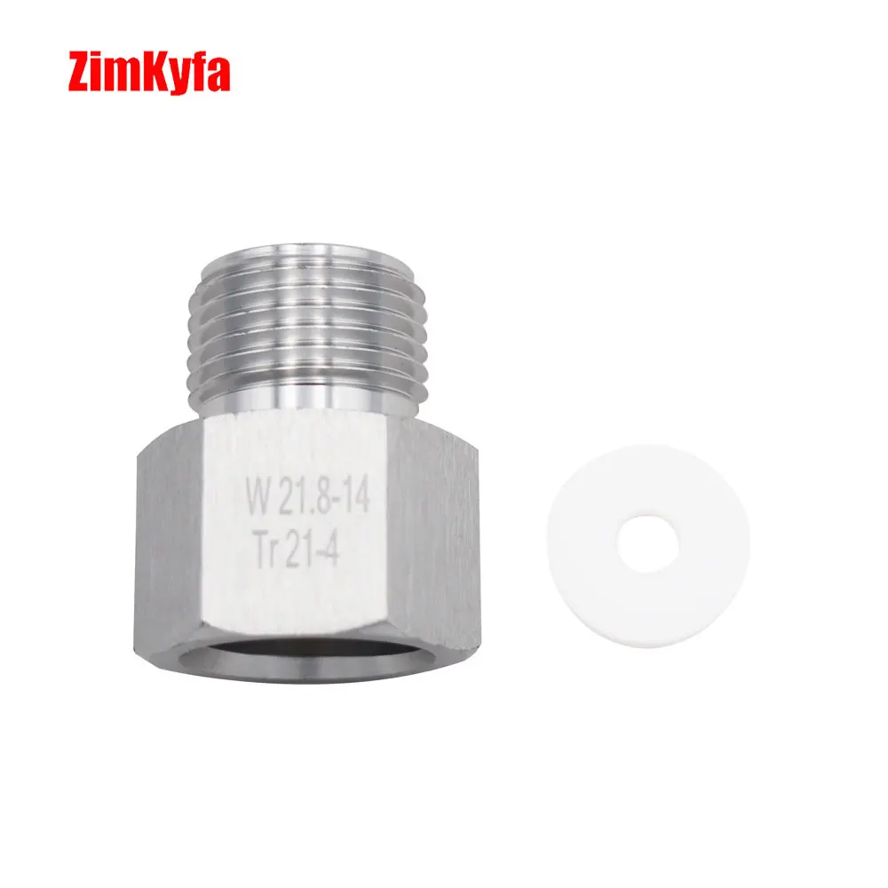 

SodaStream Cylinder Adapter Converter to W21.8 Aquarium Fish or Homebrew Beer Corny Keg Co2 Tank Regulators