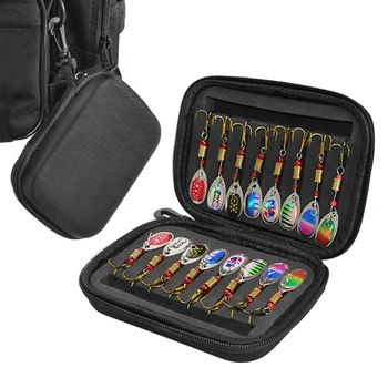MEGA PROMO ❤️ 16pcs Fishing Accessories Set Hooks Spinners Mini Wobbler Lures Blinker Hooks Sequin Sea Fishing Lures Artificial Wobbler Metal - discount item 20% OFF Sports & Entertainment
