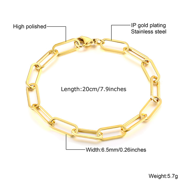 Twist Rope Chain Bracelet for Women Stainless Steel Bracelets Female Wrist Adjustable Length Party Layering Jewelry