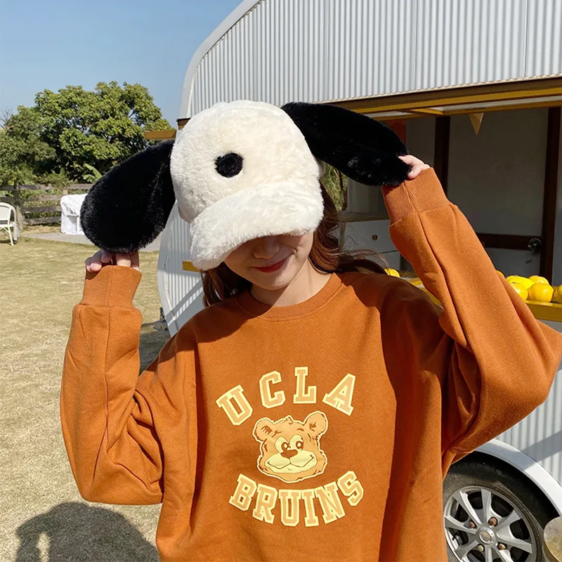 

Cute Winter Baseball Cap Women Gorras Snapback Bone Adjustable Ainmal sharp Baseball Hat Snapback Hat