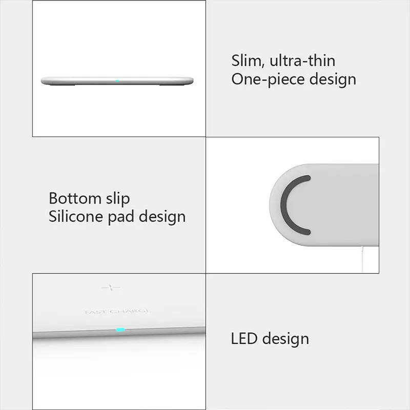 Draadloze Oplader 3 в 1 Qi Беспроводное зарядное устройство для Iphone 11 samsung 10 Вт зарядная док-станция для Airpods Pro 3 Apple Watch