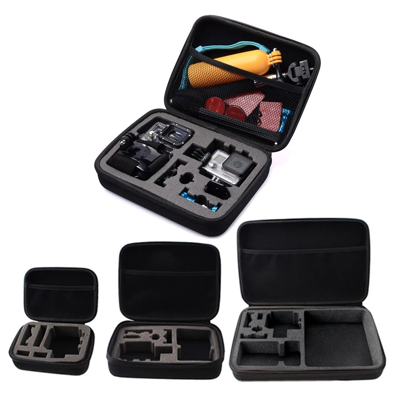 

For Gopro Hero12 11 10 9 8 7 6 Storage Bag Box for Xiaomi Yi 4K 2 Mijia SJCAM SJ4000 EKEN H9 Camera Accessories Collection Case