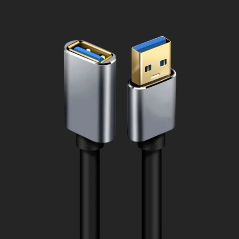 Удлинитель USB 3,0 для мужчин и женщин 50 см 1 м дополнительный кабель для зарядки iPhone 7 8 Plus X XS Max для samsung S10 Note 10