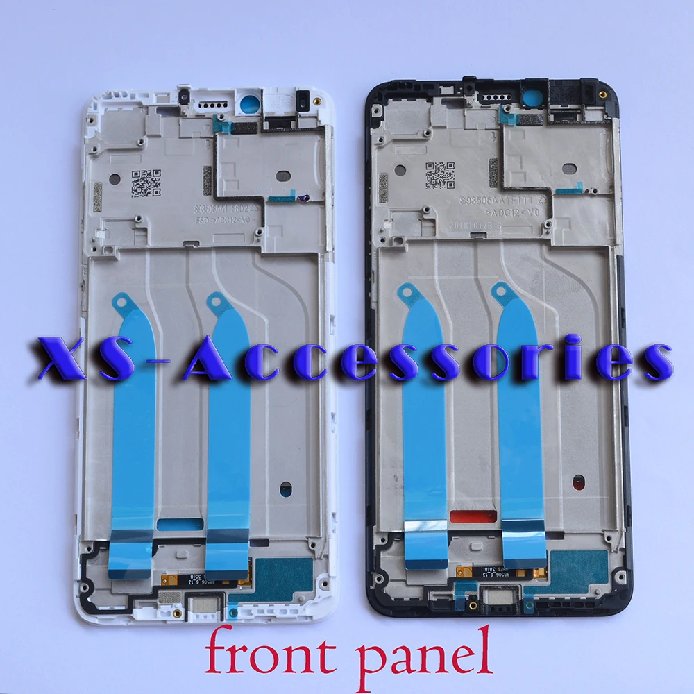 Задняя крышка батареи для Xiaomi Redmi 6A Задняя Дверь Корпус Замена Передняя панель запасные части объектив для Redmi6A