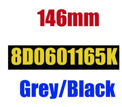4pcs 146mm Gray Black Rim Cover Wheel Center Hub Caps 8D0 601 165 K 8D0601165K for TT |