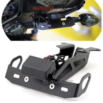 

License Plate Holder LED Light For YAMAHA FJ-09 MT-09 Tracer 900 2015-2020 16 17 18 19 Motorcycle Tail Tidy Fender Eliminator