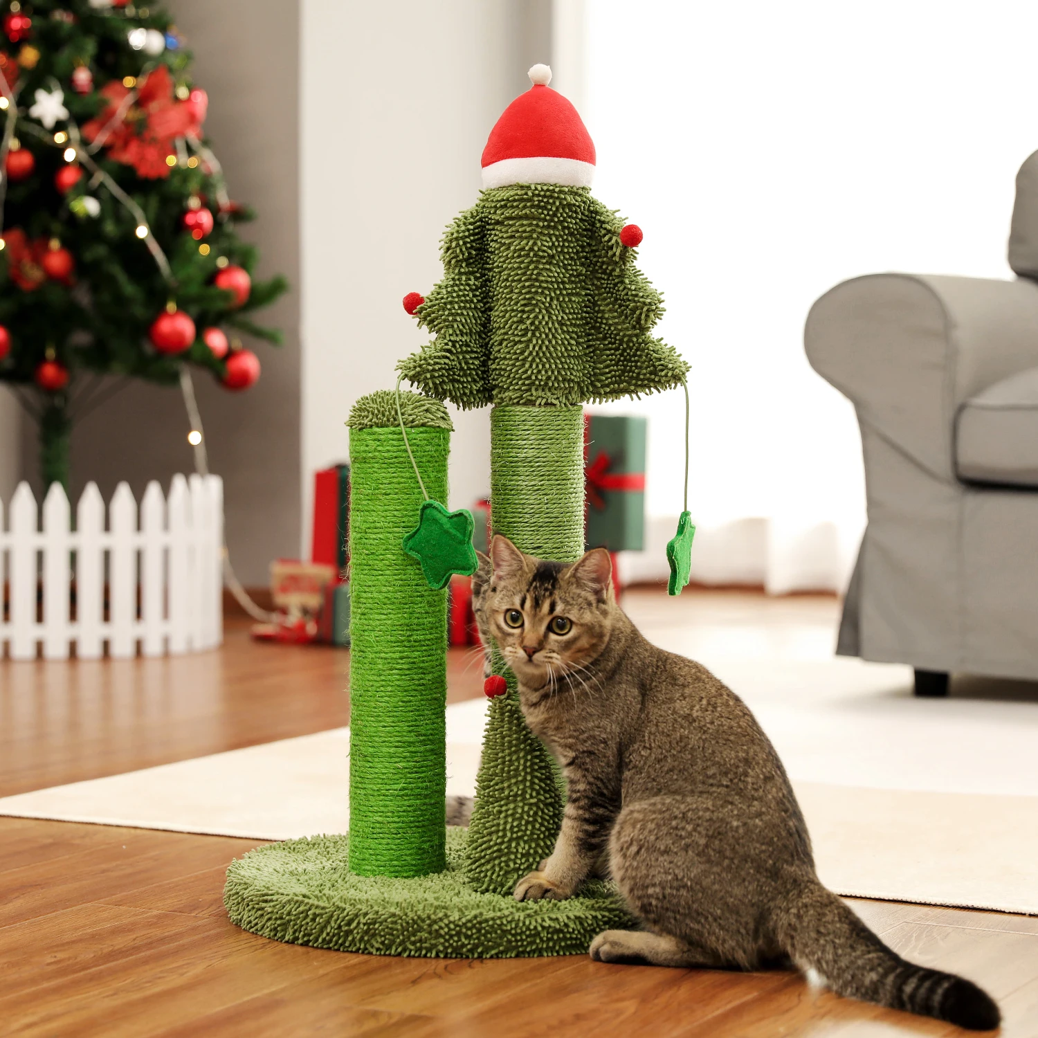 Rascador Arbol Navidad A Prueba De Gatos Para Gatos Arbol De