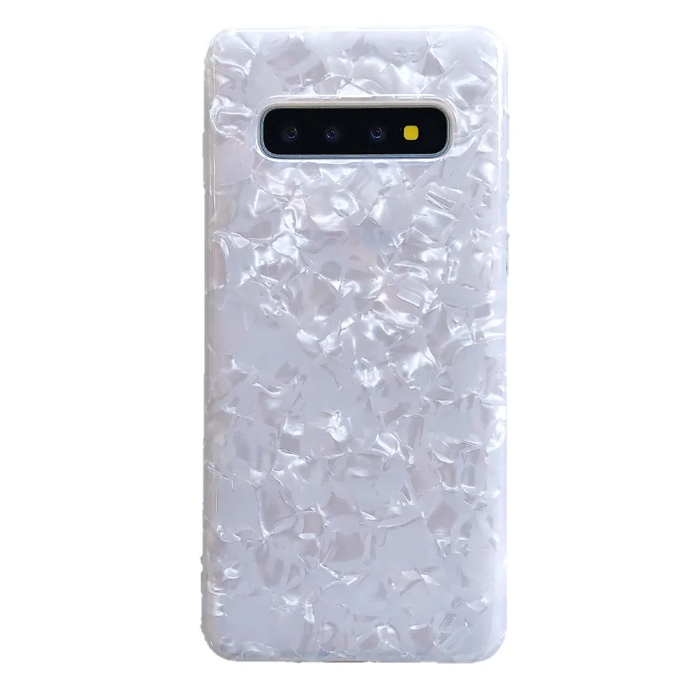 10 шт./лот, чехол с жемчугом для samsung S8/S9/S10Plus, Note8, Note9, Note10pro, S10Edge, мягкий ТПУ чехол для телефона, защита кожи