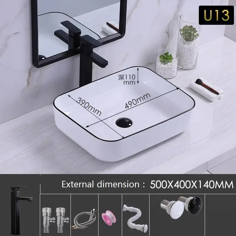 Version G Nablatowa чаша да Appoggio Pia Para Lavandino Waschtisch Evier Salle De Bain Lavabo ванная комната Куба Banheiro раковина умывальник - Цвет: Version G