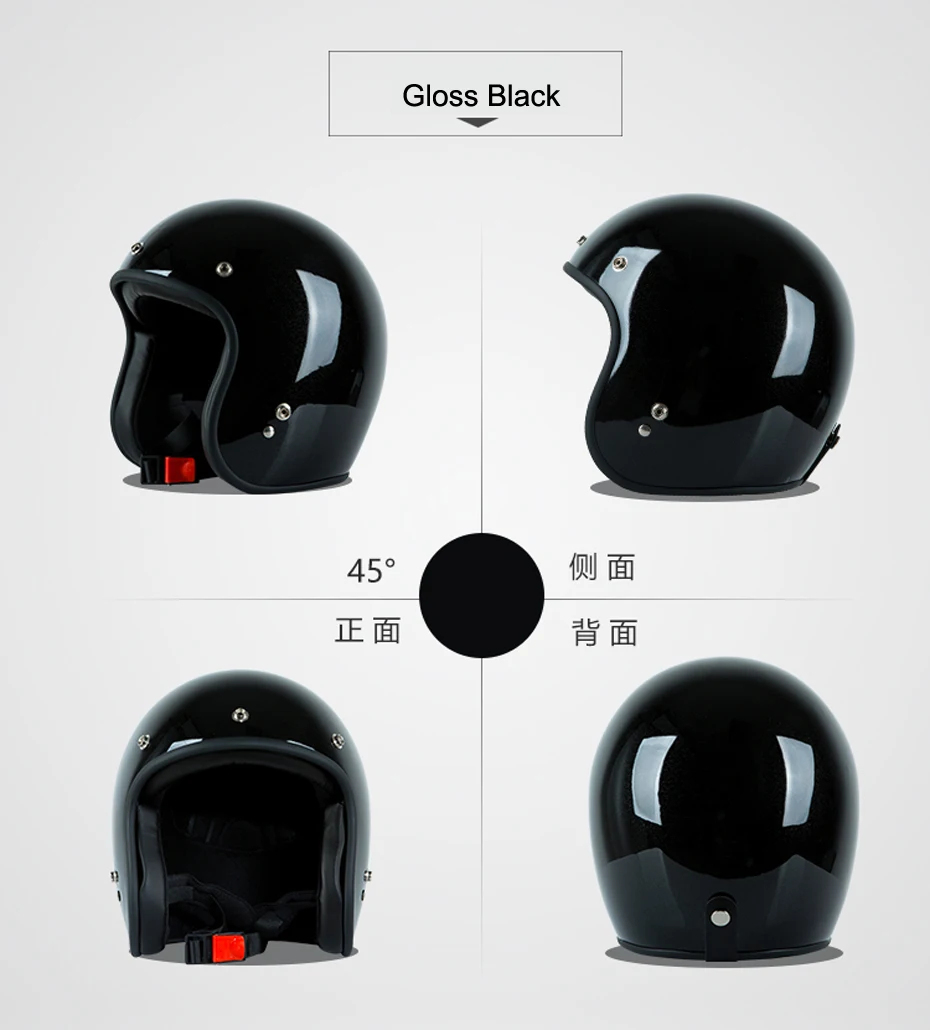 Ретро винтажный мотоциклетный шлем для мужчин и женщин классический мотоциклетный скутер открытый шлем дизайн легкий Moto Cruiser Casco
