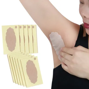 

10pcs/set Armpit Sweat Pads Underarm Perspiration Absorbing Stickers Shields Patch Armpits Linings Disposable Anti Sweat Sticker