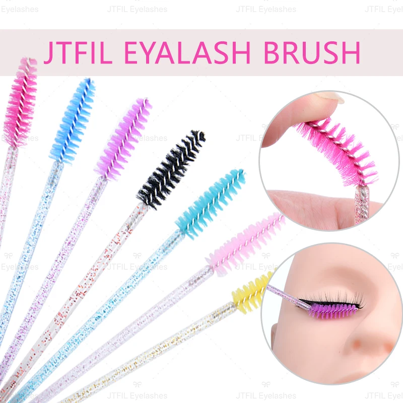 

Eyelash Extension Disposable Eyebrow brush Mascara Wand Applicator Spoolers Eye Lashes Cosmetic Brushes Set makeup tools 4.8