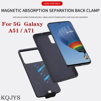 

KQJYS Power Bank Battery Case For Galaxy A71 5G Battery Charger Cases External Backup Charging Cover For Samsung Galaxy A51 5G