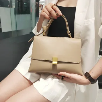 

Bag 2020 new trendy summer leather handbag female temperament goddess single shoulder niche messenger bag