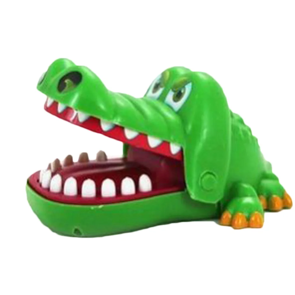 Mordiendo la mano de broma divertido creativo interactivo juguete cocodrilo portátil mordida juguete para bromas dedo juego de regalos para los niños