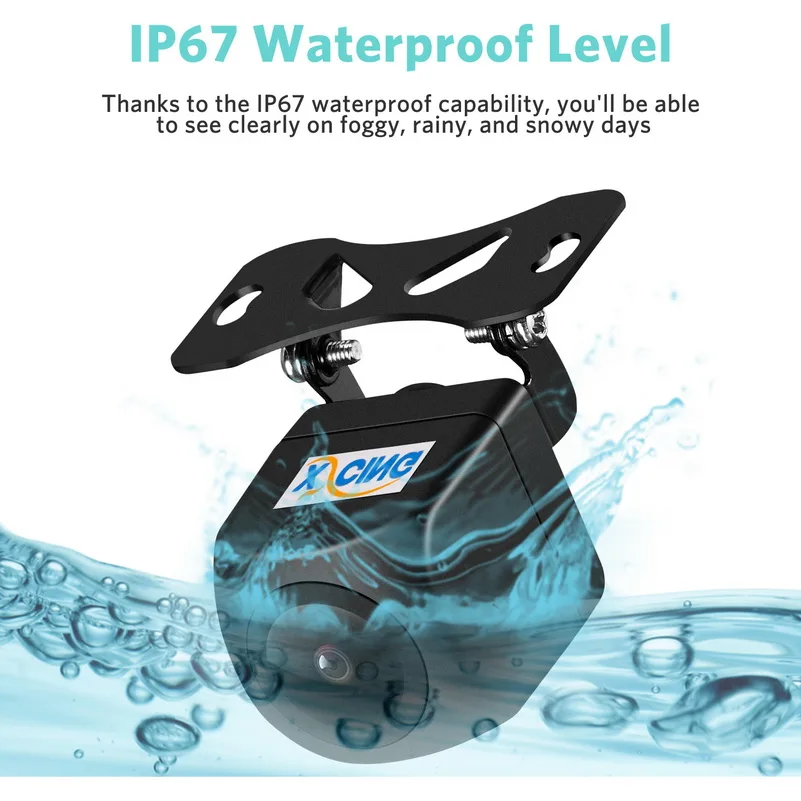 XYCING AHD Car Camera 170 Degree HD Auto Rear View Camera Car Back Reverse Camera Fisheye Night Vision Parking Assistance Camera